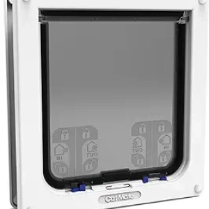 Cat Mate 4-Way Locking Large Cat Flap - Secure Pet Door for Cats & Small Dogs