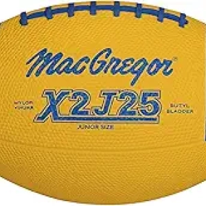 MacGregor Junior Size Multicolor Football - Durable Rubber Construction