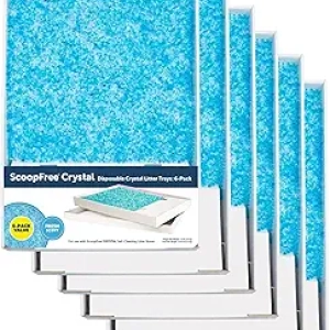 PetSafe ScoopFree Crystal Cat Litter Tray Refill - 6 Pack Auto Litter Box