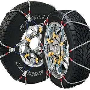 SCC SZ143 Super Z6 Cable Tire Chains - Set of 2 for Cars, Pickups & SUVs