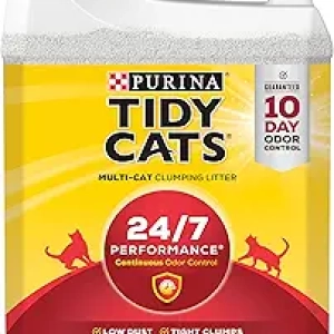 Tidy Cats Scoop Cat Litter for Multiple Cats - 20 lbs | Odor Control