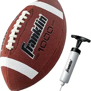 Franklin Sports Youth Football with Extra Grip - Junior & Pee Wee Official Size
