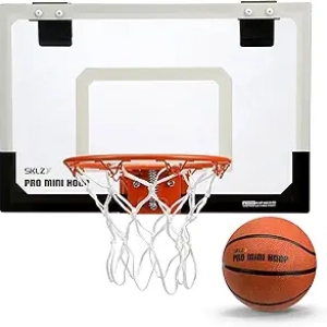 SKLZ Pro Mini Indoor Basketball Hoop - Over The Door Basketball Hoop