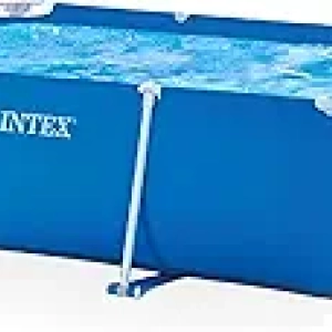 Intex 9.8' Rectangular Above Ground Pool - Rust-Resistant Frame & Quick Drain Valve