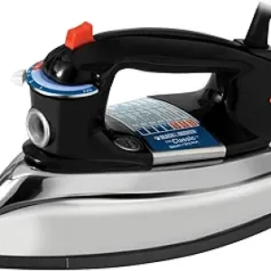 BLACK+DECKER Classic Iron F67E-T | Steam & Dry Iron with 7 Temperature Settings