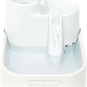 Cat Mate Multi-Level Pet Water Fountain - 70oz BPA-Free Quiet Drinking Fountain for Cats & Dogs