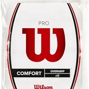 Wilson Pro Overgrip Comfort 12 Pack White - Premium Tennis Grip