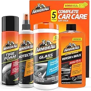 Armor All Complete Car Care Kit - Wash, Wax, Protectant & Tire Cleaner