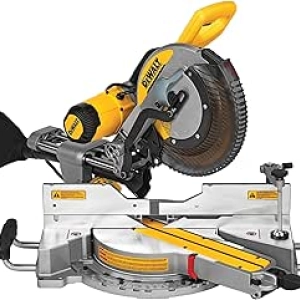 DEWALT 12-Inch Double Bevel Sliding Compound Miter Saw DWS780 with XPS LED
