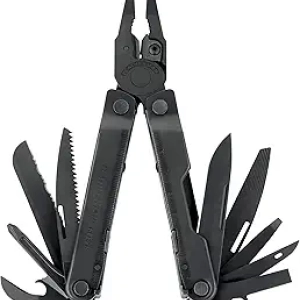 Leatherman Rebar Multitool - 17-in-1 Stainless Steel EDC with Replaceable Wire Cutters