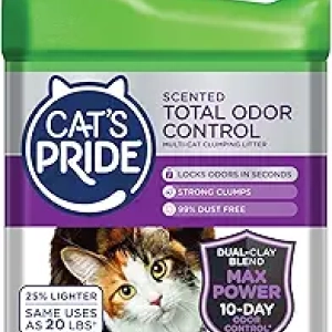 Cat's Pride Max Power Litter - 10 Day Odor Control, 99% Dust Free