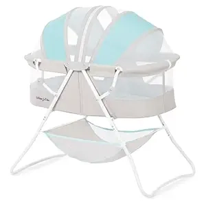 Dream On Me Karley Lightweight Travel Bassinet | Award-Winning Portable Bedside Sleeper