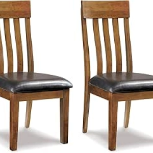 Signature Design by Ashley Ralene Rake Back Dining Chair (Set of 2) - Medium Brown