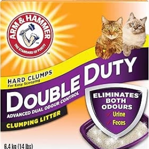 Arm & Hammer 6.4kg Double Duty Cat Litter - Dust-Free Odor Control