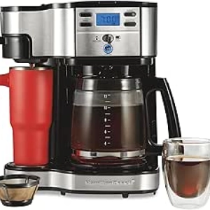 Hamilton Beach 2-Way Programmable Coffee Maker - 12 Cup & Single Serve
