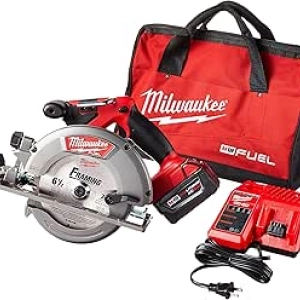 Milwaukee 2730-21 M18 Fuel 6.5" Circular Saw Kit - Cordless Power Tool