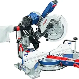BOSCH CM10GD 10 Inch Dual-Bevel Miter Saw - 15 Amp Compact Sliding Glide