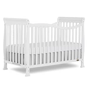 Dream On Me Violet 7-in-1 Convertible Crib | Full-Size Baby Bed with Toddler Conversion