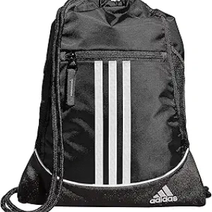 Adidas Alliance Sackpack - Drawstring Gym Backpack with Hydration Pockets
