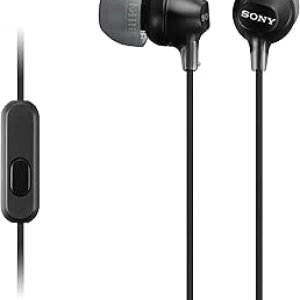 Sony MDREX15AP In-Ear Earbud Headphones with Mic - Black