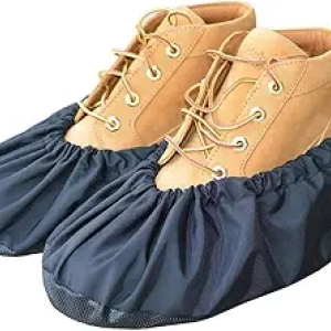 Professional Reusable Shoe Covers for Contractors - Non-Slip, Machine Washable, X Large