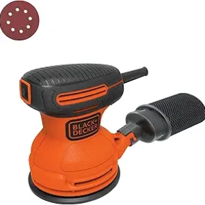BLACK+DECKER 5 Inch Orbital Sander 12000 OPM - Corded Electric Random Orbit Sander