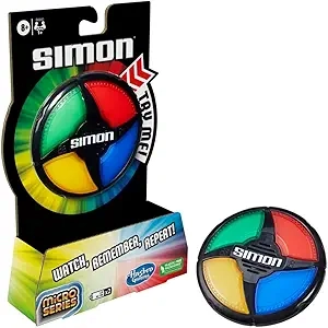 Hasbro Gaming Simon Micro Series - Compact Electronic Memory Game for Kids