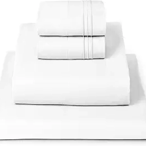 Mellanni Queen Sheets Set - Luxury Microfiber Bedding, Cooling & Wrinkle Resistant