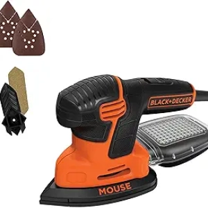 BLACK+DECKER Detail Sander 1.2 Amp - 16,000 OPM Corded Power Tool