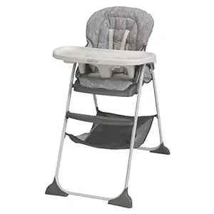 Graco Slim Snacker High Chair - Ultra Compact, Fast-Folding Design