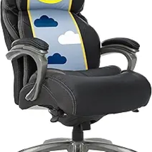 Serta Jackson Big and Tall Executive Office Chair - 350lb Capacity, Smart Layers Ergonomic Desk Chair