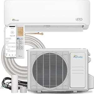 Senville LETO 18000 BTU Mini Split AC Heat Pump - Alexa Compatible, SEER2 19