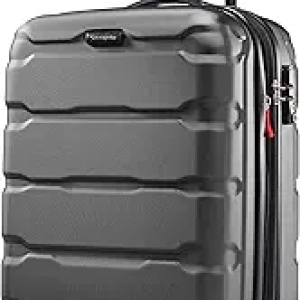 Samsonite Omni PC 20-Inch Carry-On Spinner Luggage - Black Hardside