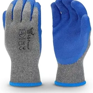 Heavy Duty Latex Work Gloves X-Large 120 Pairs - Double Coated Construction & Gardening