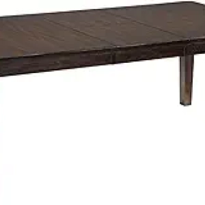 Signature Design by Ashley Haddigan Dining Extension Table - Seats 8, Dark Brown