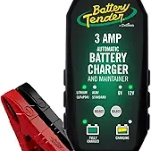Battery Tender 3 AMP Smart Battery Charger & Maintainer - 12V/6V for Cars, SUVs & Trucks