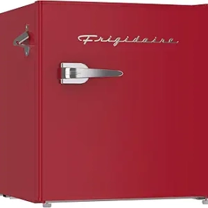 Frigidaire EFR176-RED 1.6 cu. ft. Retro Bar Fridge - Red Mini Fridge with Bottle Opener