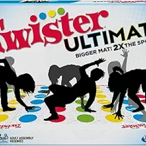 Hasbro Twister Ultimate: Bigger Mat, More Spots, Family Party Game for Kids Age 6+
