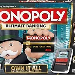 Hasbro Monopoly Ultimate Banking Edition - Electronic Board Game with Tap Technology
