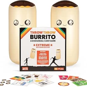Throw Throw Burrito Extreme Outdoor Edition - Giant Inflatable Dodgeball Card Game