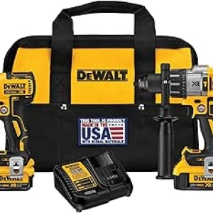 DEWALT 20V MAX Hammer Drill & Impact Driver Combo Kit with 4.0Ah Batteries