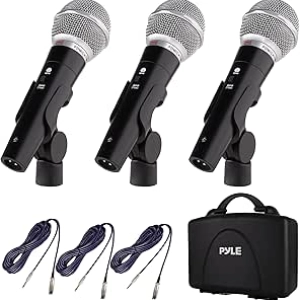 Professional Dynamic Cardioid Microphone Kit with XLR Cable & Hard Case