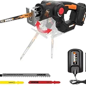 WORX 20V Cordless 2-in-1 Reciprocating Saw & Jigsaw with PowerShare Battery
