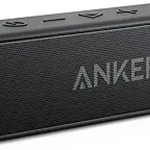 Anker Soundcore 2 Portable Bluetooth Speaker - Waterproof, 24H Battery, Powerful Bass