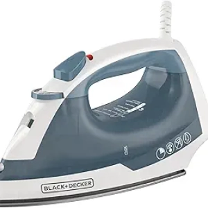 BLACK+DECKER Easy Steam Compact Iron - 1200W Auto Shutoff Nonstick