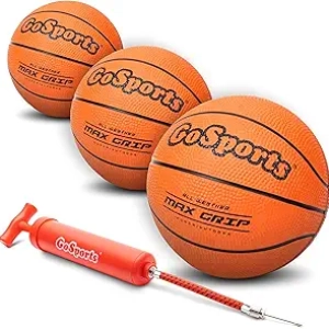 7 Inch Mini Basketball 3 Pack with Pump | GoSports