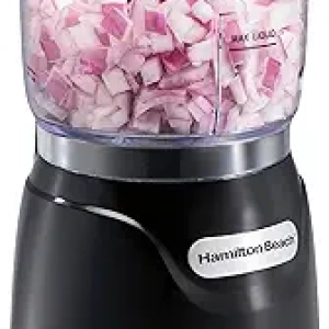 Hamilton Beach Electric Vegetable Chopper & Food Processor 3-Cup 350W | Dice, Mince & Puree