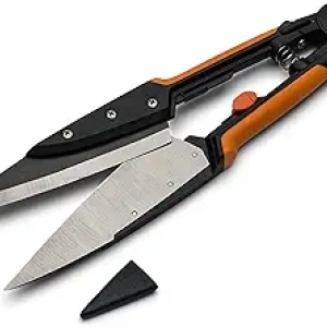 Professional Garden Clippers & Hedge Shears - 6" Razor Sharp Blades for Yard Edging & Weeding