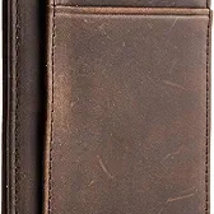 Slim RFID Blocking Wallet | Minimalist Leather Front Pocket Design