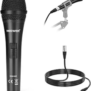 NEEWER NW-040 Cardioid Dynamic Microphone | Professional XLR Mic for Streaming, Podcast & Studio